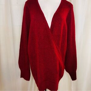 Torrid Vegan Cashmere Pullover Surplice Sweater